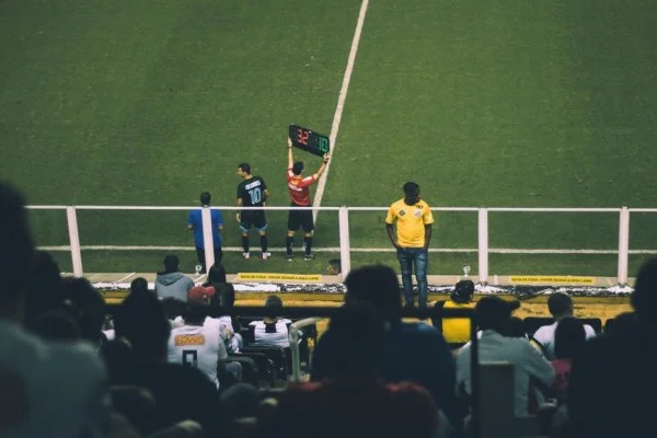 football substitutes bench
